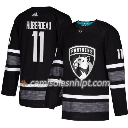 Camisola Florida Panthers Jonathan Huberdeau 11 2019 All-Star Adidas Preto Authentic - Homem